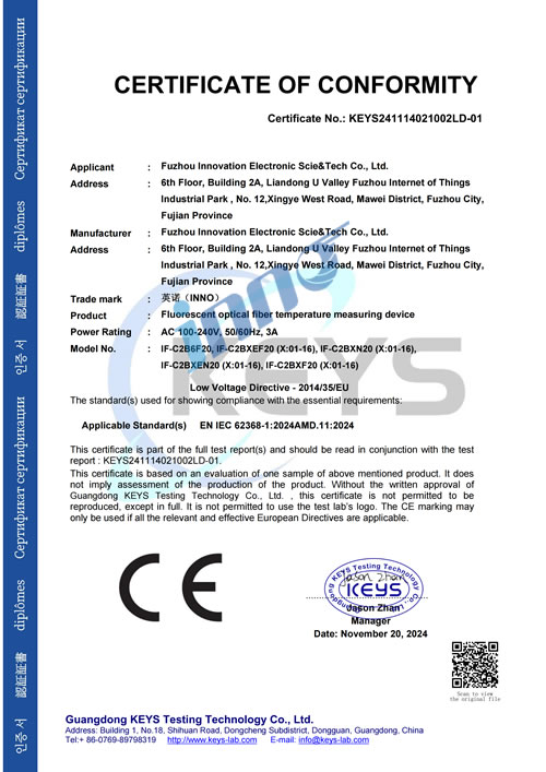 CE LVD Conformity Document document