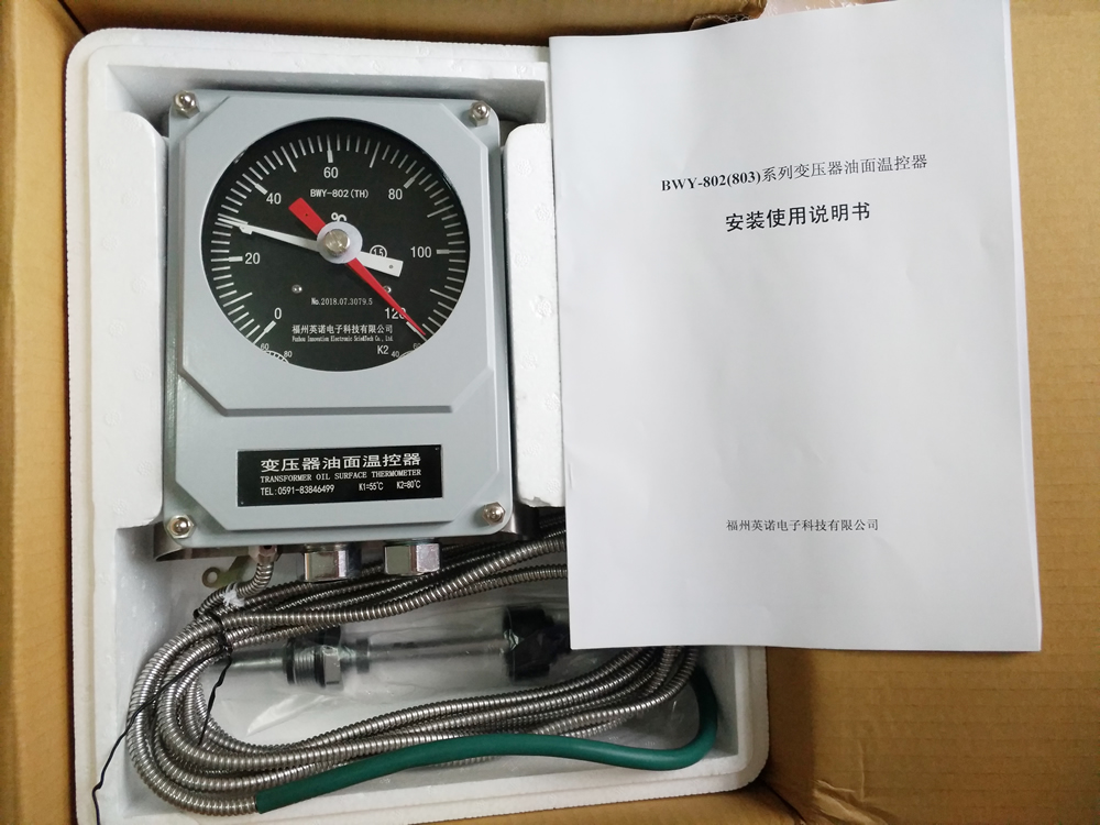 BWY-802 / BWY-803 transformer temperature controller detail and installation components